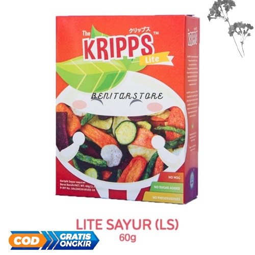 Jual Snack Buah & Sayur Asl / the Kripps Lite 60g / Keripik Sayur Buah