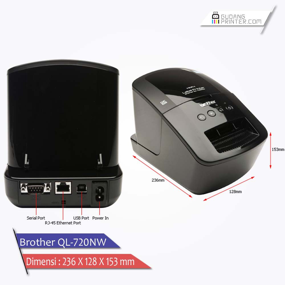 Jual PRINTER BROTHER QL720NW (Printer Label ) Shopee Indonesia