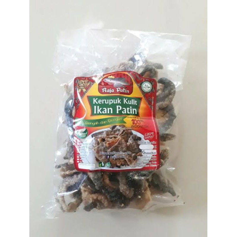 Jual Kerupuk Kulit Ikan patin Original raja patin cemilan diet keto DEBM  Indonesia|Shopee Indonesia
