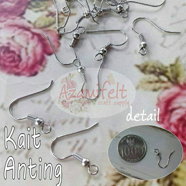 kait anting bahan aksesoris bahan kerajinan Shopee Indonesia