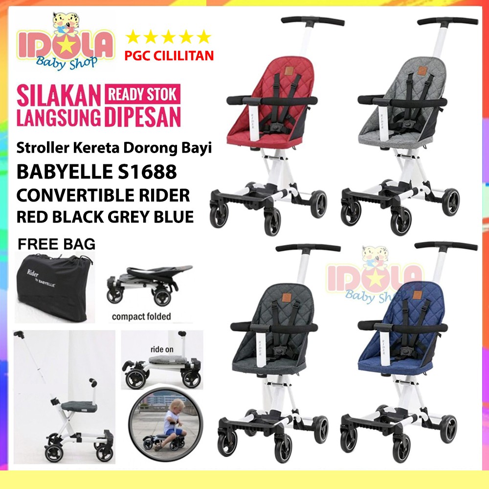 Stroller Baby Elle Rider S1688 Convertible Rider BabyElle