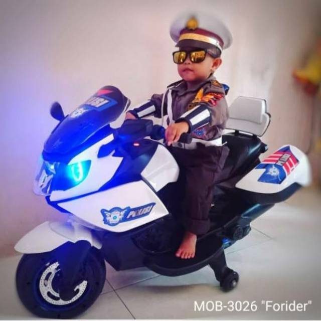 Jual Motor Aki Anak Model Moge Polisi | Shopee Indonesia