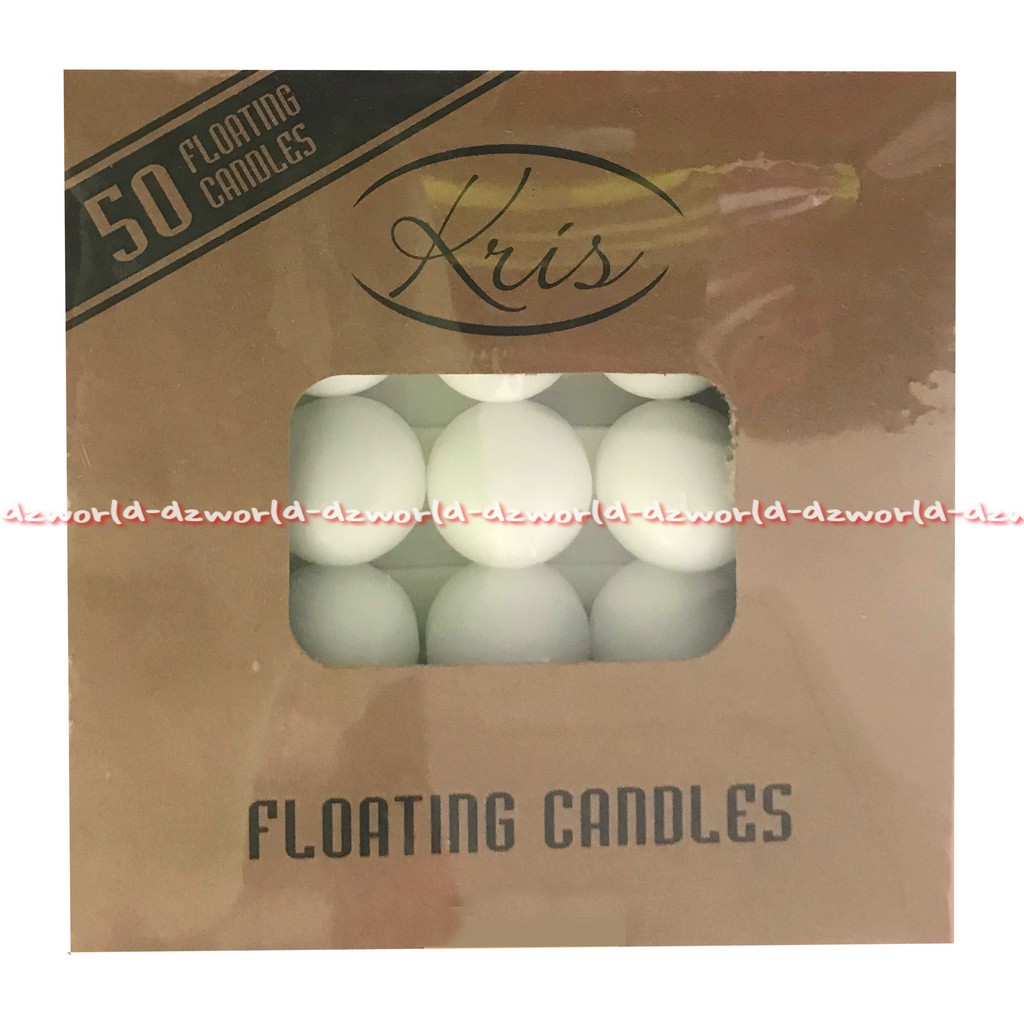 Jual Kris Floating Candles Lilin Dekorasi Lilin Apung Durasi 3.5Jam Isi