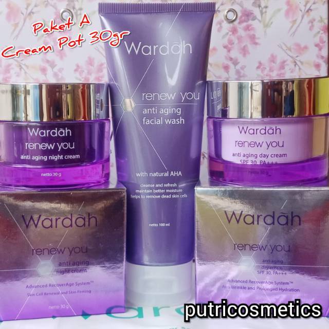 Jual Wardah Paket Renew You Series 3 item Ekonomis Indonesia|Shopee  Indonesia