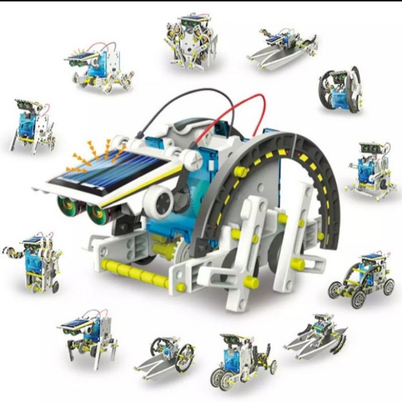 Jual Robot Edukasi 14 In 1 Solar Robotik Mainan Anak | Shopee Indonesia