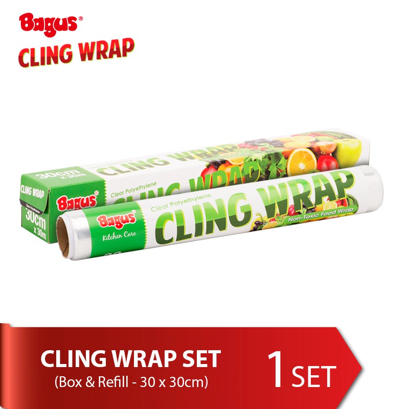 Bagus Cling Wrap Box + Refill 30 x 30 cm Set Shopee Indonesia