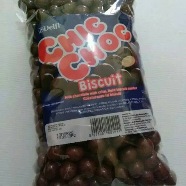 Jual Cokelat Delfi Chic Choc 1Kg Kue Bulat Snack Cemilan Coklat Enak | Shopee Indonesia