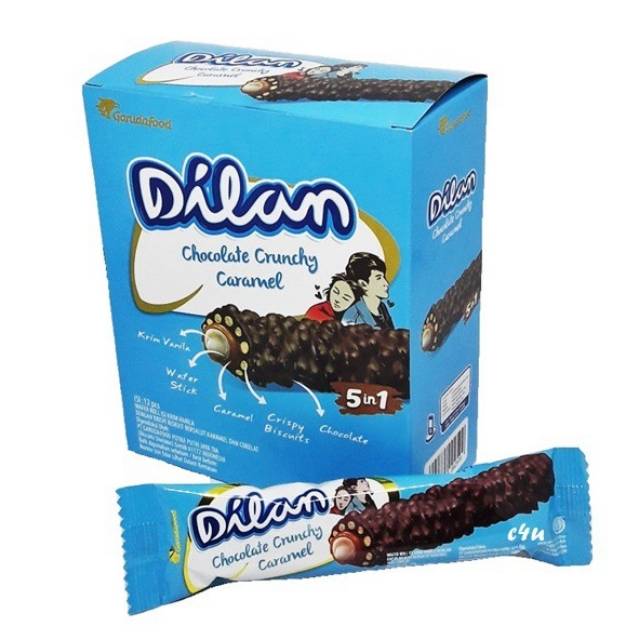 Jual Dilan Chocolate Crunchy Caramel By Garudafood | Shopee Indonesia