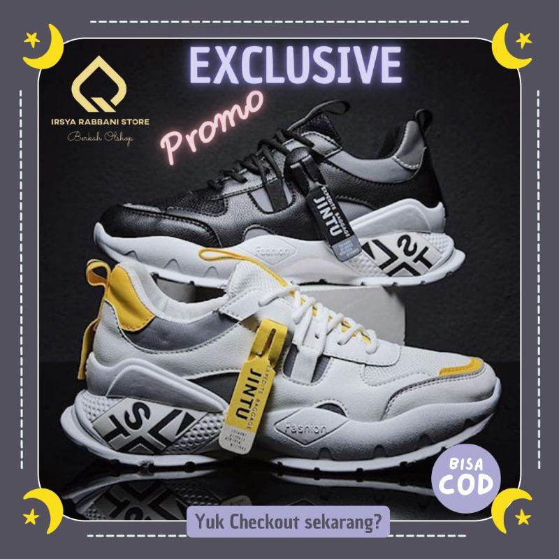 Jual Sepatu Sneakers Pria Exclusive IR 115 Korea Keren Terbaru Staylis