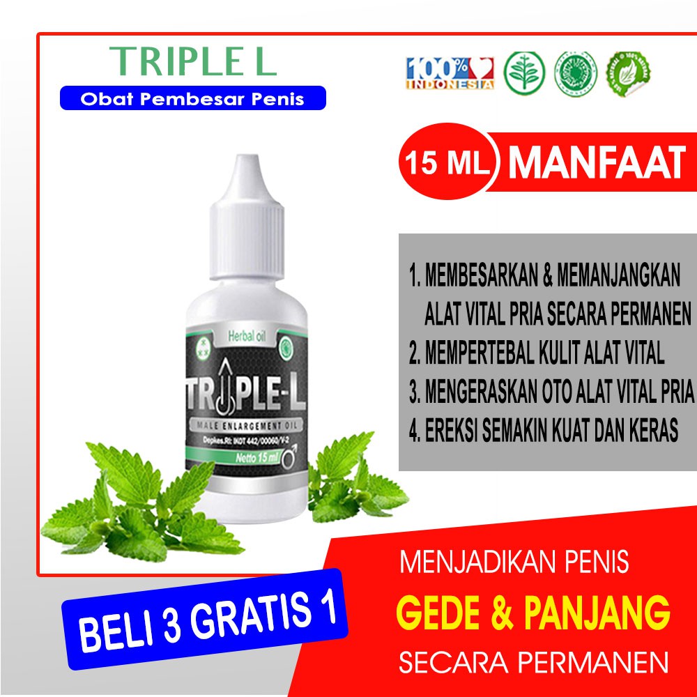 Obat Oles Pembesar Peniss Triple L MR P Alat VIT AL