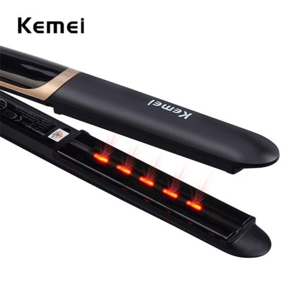 Kemei KM2219 Alat Catok Catokan Rambut Infrared Ceramic