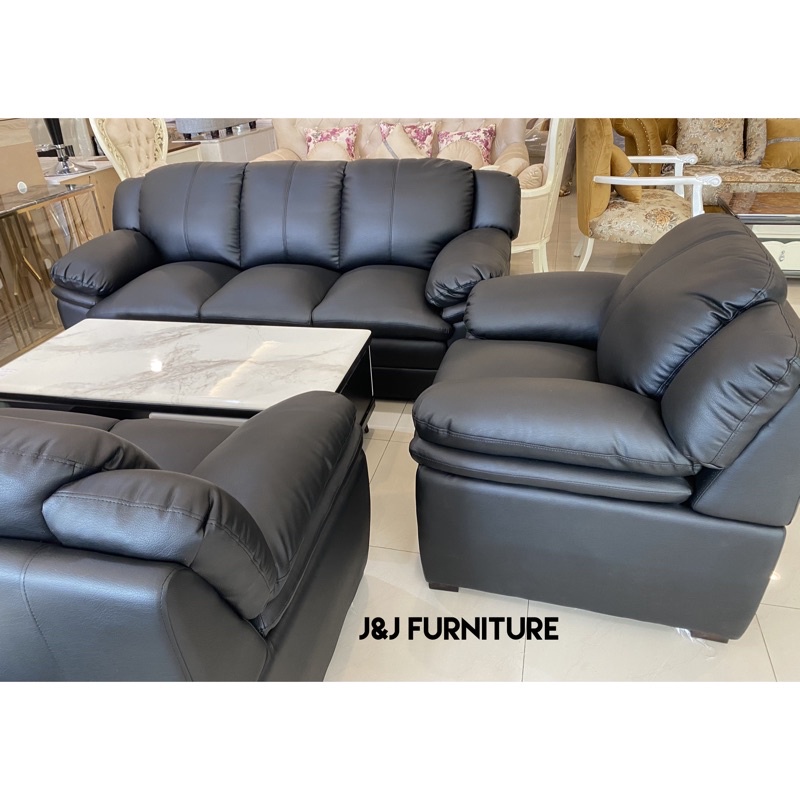 Jual Sofa Minimalis Sofa ruang tamu sofa 321 hitam murah empuk Shopee