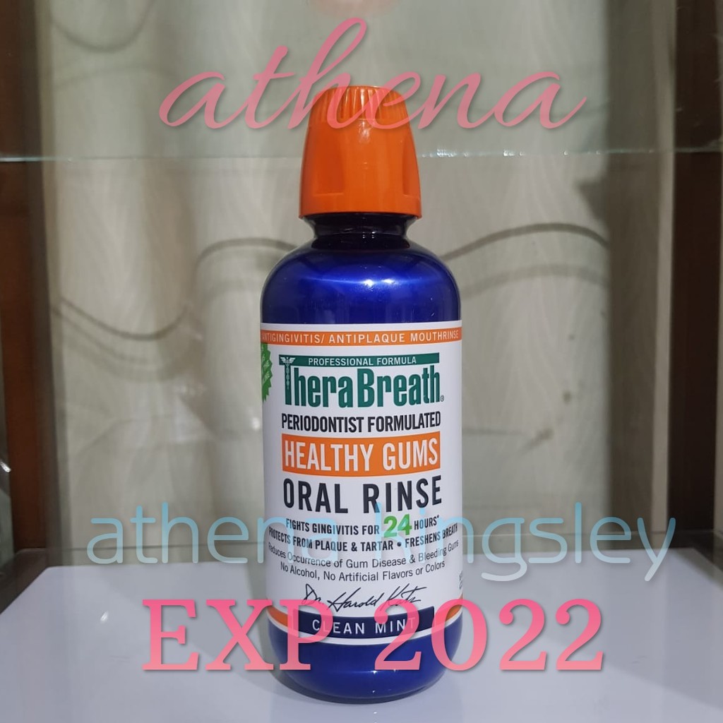 Therabreath, Healthy Gums Oral Rinse, Clean Mint Flavor, 16 Fl Oz (473 Ml) | Shopee Indonesia