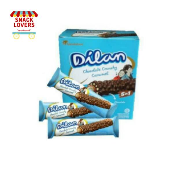 Jual Dilan - Chocolate Crunchy Caramel Rolls - 1 Kotak Isi 12 Pcs | Shopee Indonesia