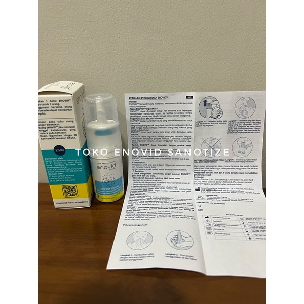 Jual Enovid Sanotize Nasal Spray Nose Sanitizer / 100 ORIGINAL