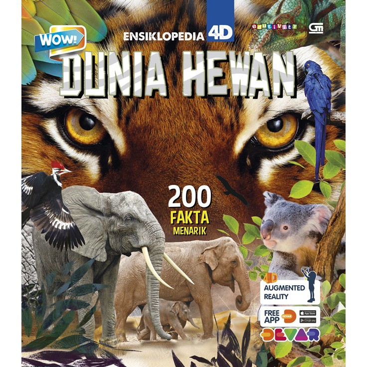 Ensiklopedia 4d WOW : Dunia Hewan | Shopee Indonesia