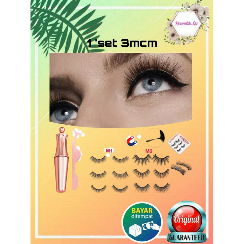 New Bulu Mata Eyeliner One Set 3pasang Shopee