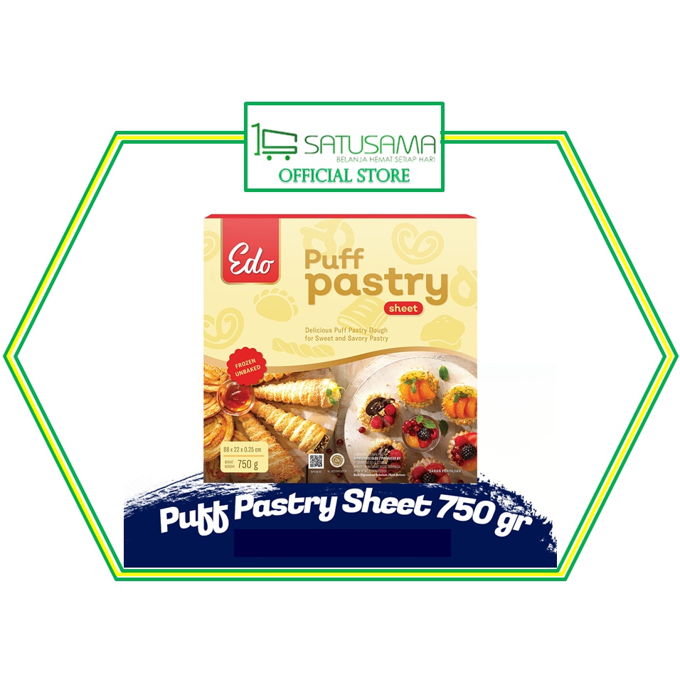 Jual EDO PUFF PASTRY SHEET 750 GRAM Shopee Indonesia