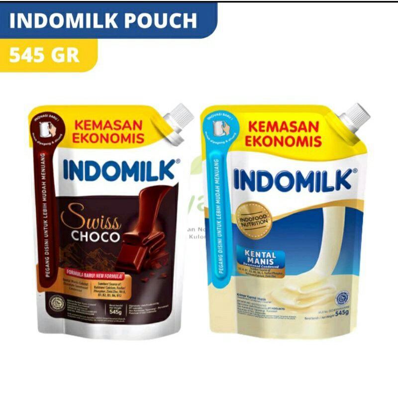 Jual Susu Kental Manis Indomilk Pouch Putih Coklat 545 Gram | Shopee Indonesia