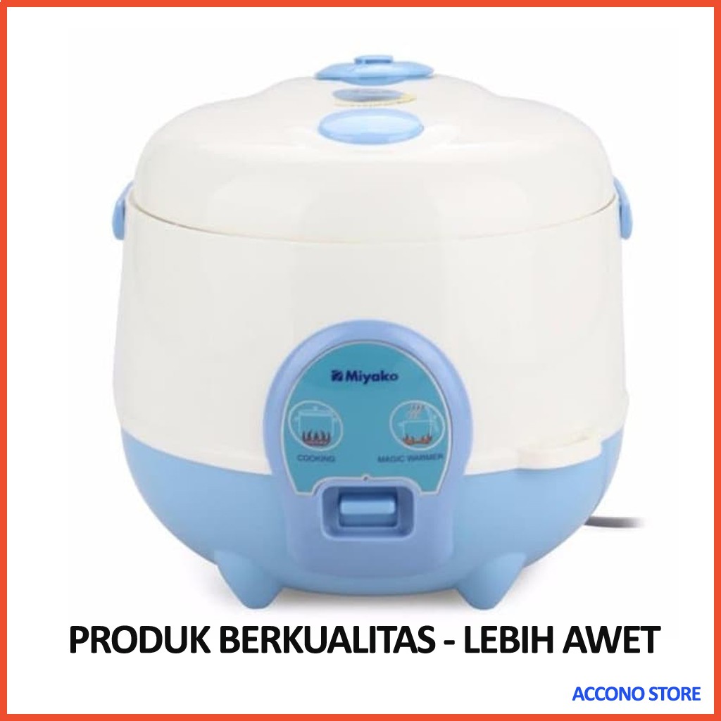 Jual Rice Cooker Miyako Mini MCM606 Biru A4D6 Elektronik Rumah