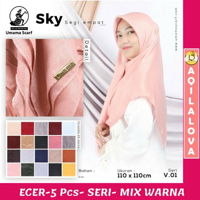 Jilbab Segi Empat Umama Terbaru Hijab Casual