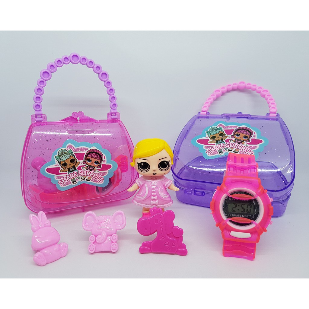 Jual Mainan Anak Lol 4 In 1 Lucu Isi Tas Jam Tangan Dan Figur Kecil Cocok Untuk Pretend Play | Shopee Indonesia