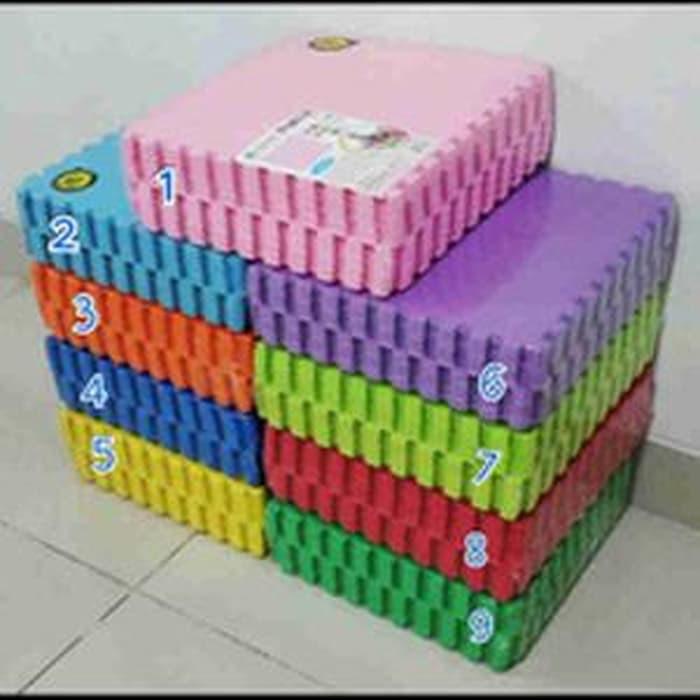 Jual Mainan Bayi Mainan Anak Matras /Tikar / Karpet / Puzzle Alas Lantai Evamat / Evamats Polos | Shopee Indonesia