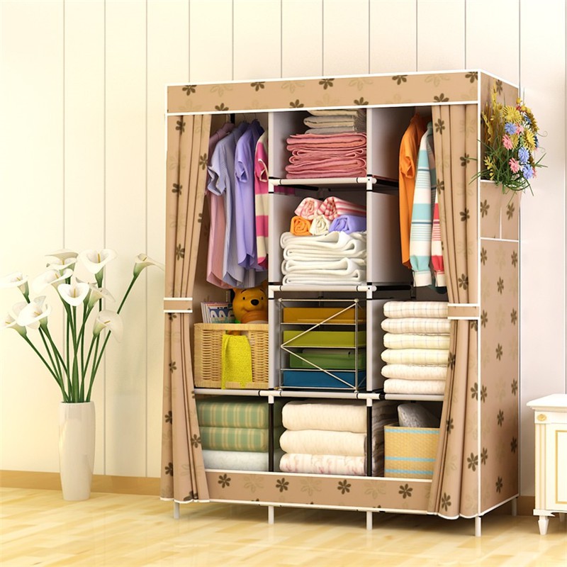 LEMARI PAKAIAN PORTABLE BESAR / LEMARI KAIN / LEMARI BAJU