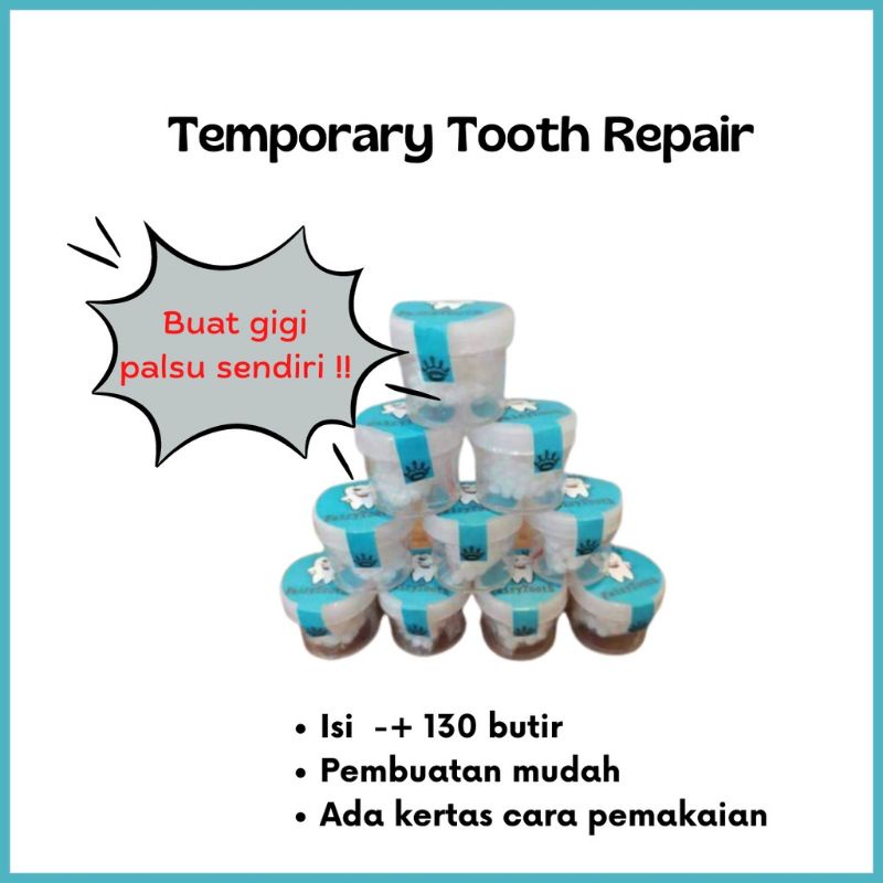 Jual GIGI PALSU / TEMPORARY TOOTH REPAIR / PENAMBAL GIGI/LEM GIGI