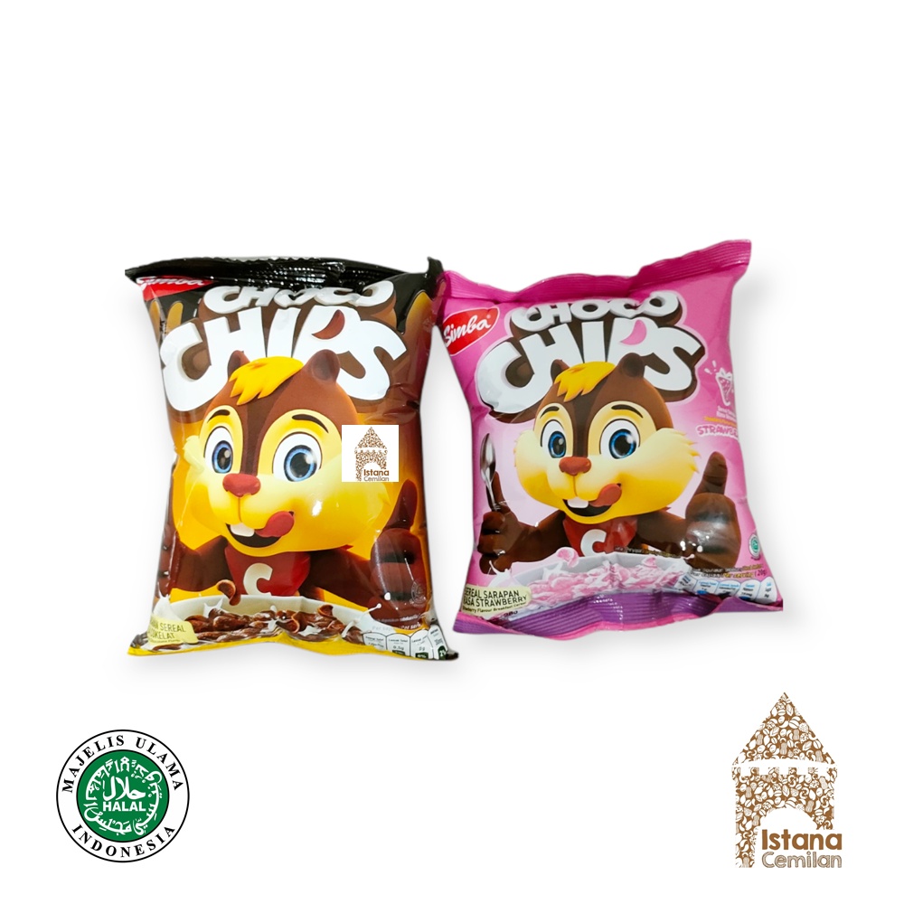 Jual Simba Choco Chips Sereal Cokelat / Strawberry 28 Gram Indonesia
