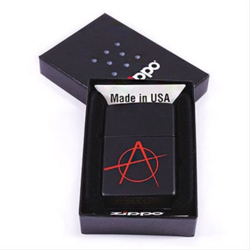 Jual zippo anarchy black matte grade original korek zippo usa Shopee