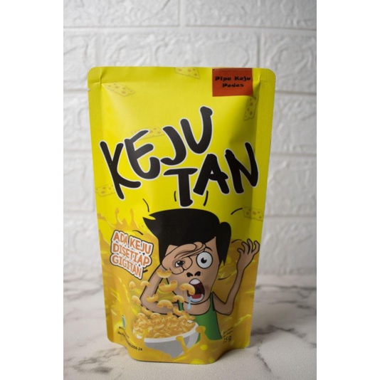 Jual Keju Tan 75 gram Pedas Snack Pipa Halal MUI Cemilan Makanan Sehat