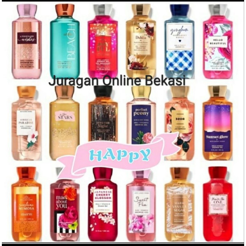 Jual BBW BATH AND BODY WORKS SHOWER GEL 295 ml ORIGINAL PALING MURAH