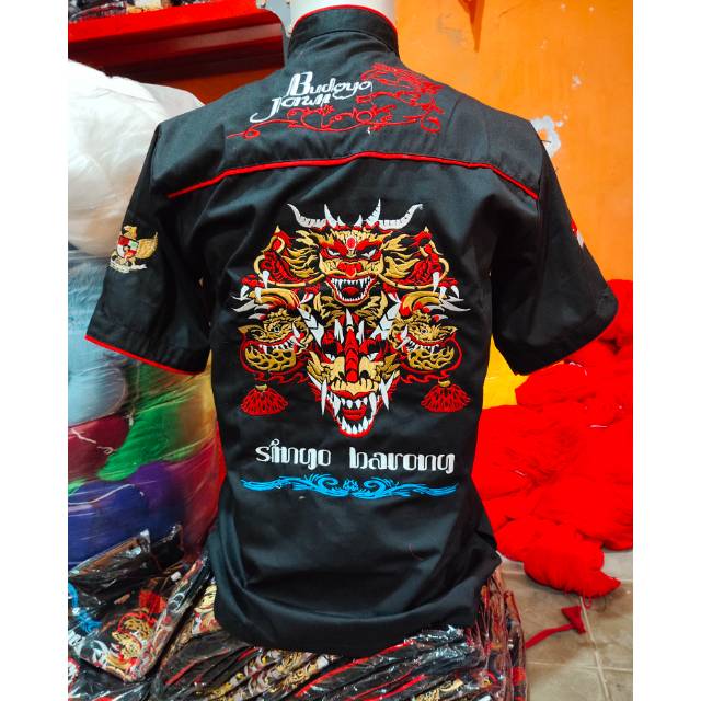 Baju barongan kancing cina termurah se shopee / barongan devil / baju