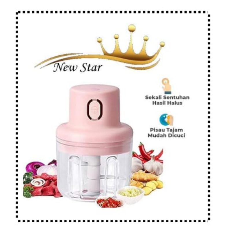 Jual mini food Chopper portabel use usb /mini chopper 250ML Shopee