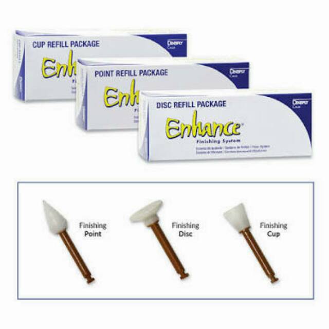 Jual Enhance bur poles low speed / dental polishing burs denstply