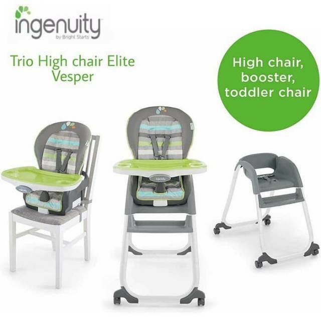 Jual High Chair Kursi Makan Bayi Baby Chair Ingenuity SmartClean Trio 3
