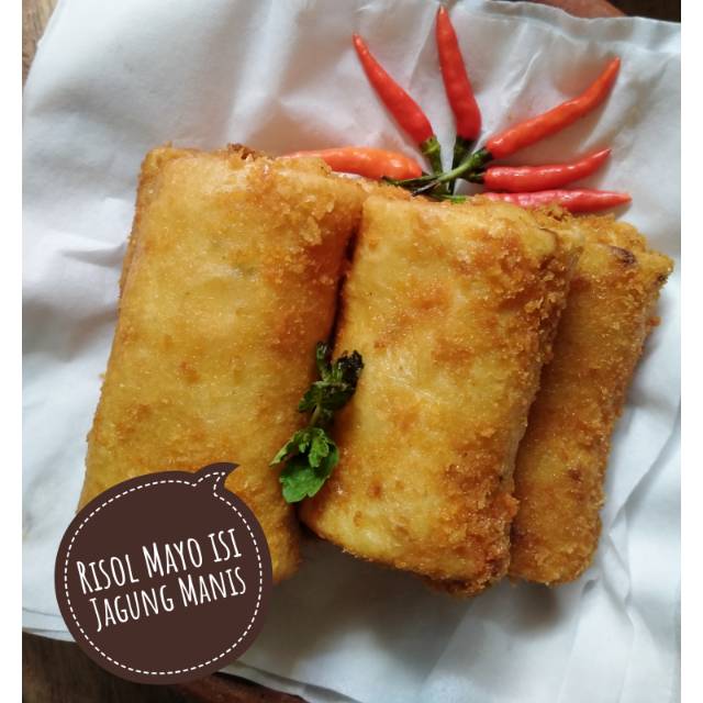 Risol Mayo frozen by Khafa kitchen Risoles mayo isi