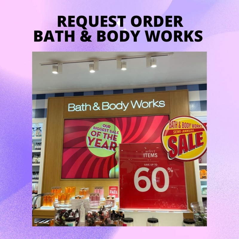Jual REQUEST ORDER BATH&BODY WORKS SALE Shopee Indonesia