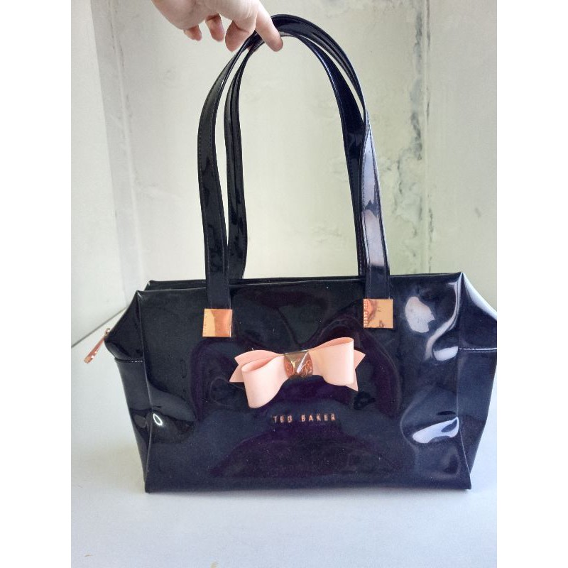 Jual Ted Baker Black Handbag Kw Second | Shopee Indonesia