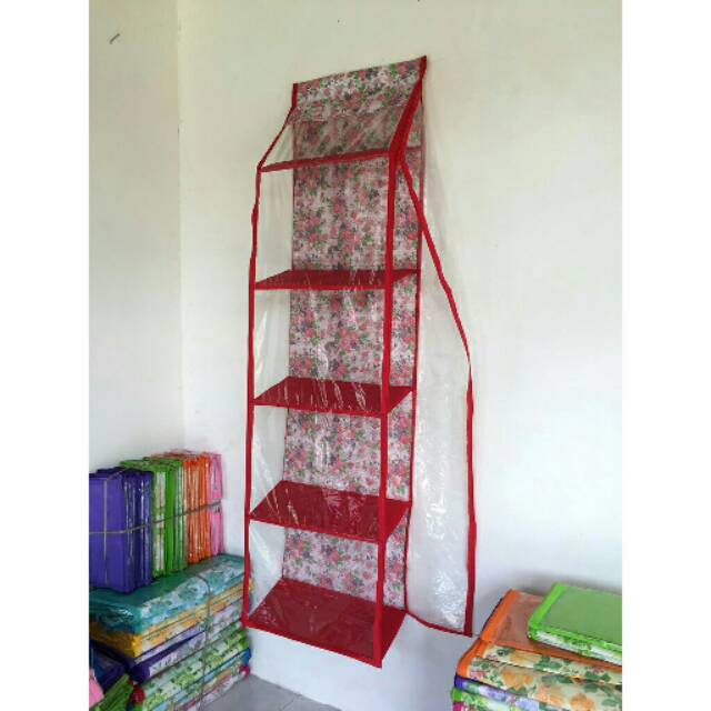 Rak Tas / Tempat Tas Gantung FULL RESLETING [ALAS TRIPLEK] Shopee Indonesia