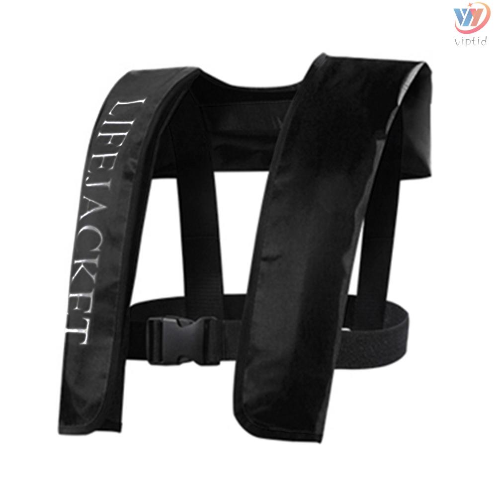 Jual Manual Inflatable Life Jacket Adult Life Vest Water Sports Swimming Fishing Survival Jacket | Shopee Indonesia