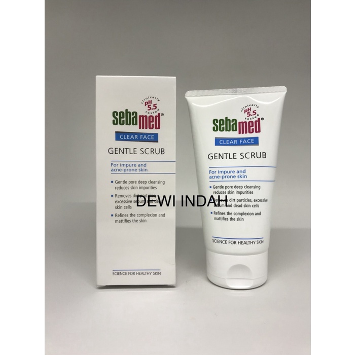 Jual SEBAMED CLEAR FACE GENTLE SCRUB 150ML Shopee Indonesia
