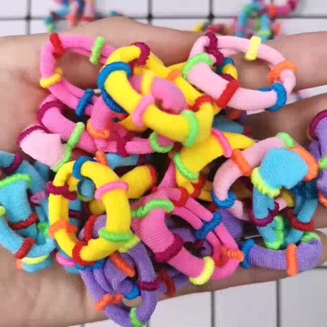 Ikat Rambut DONAT MINI / Kunciran Rambut / Karet Rambut / Kunciran