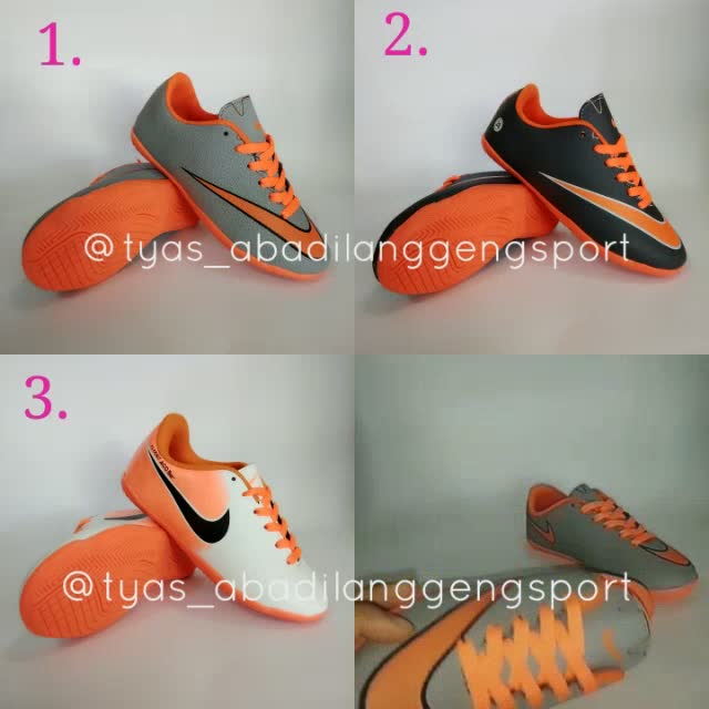 PROMO PAKET HEMAT!! SEPATU FUTSAL ANAK/BABY NIKE MERCURIAL SIZE 2831