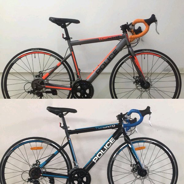 Jual Sepeda Balap Police Toronto Roadbike Disc Brake | Shopee Indonesia