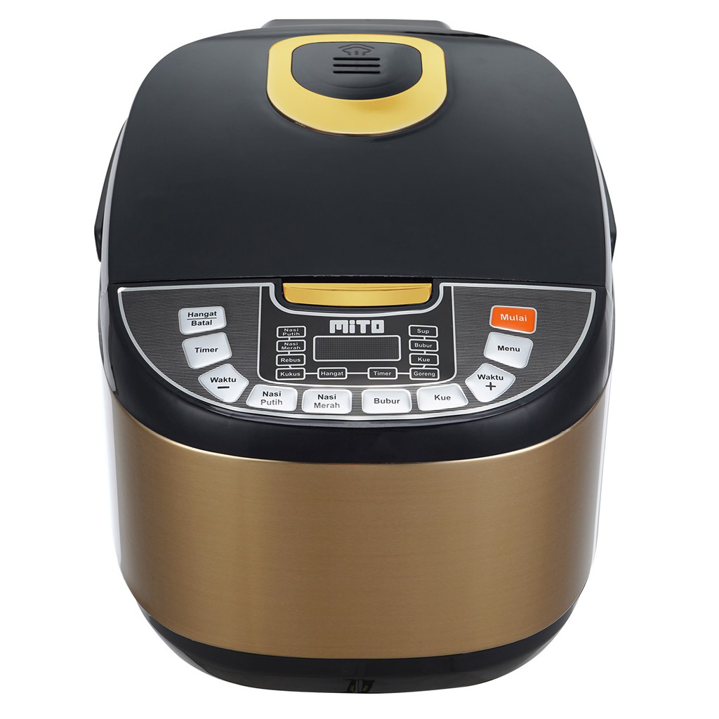 MITO Digital Rice Cooker R5+ Black Edition Gold Kapasitas 2 liter