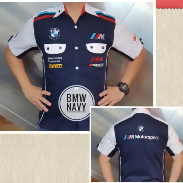 Jual Baju Seragam Otomotif Bmw Baju Komunitas Moto Gp Kemeja Bordir F1 Kemeja Komunitas Balap Indonesia|Shopee Indonesia