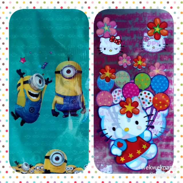 17x35 Plastik Goodie Bag Kantong Snack Kue Ultah Karakter Minion