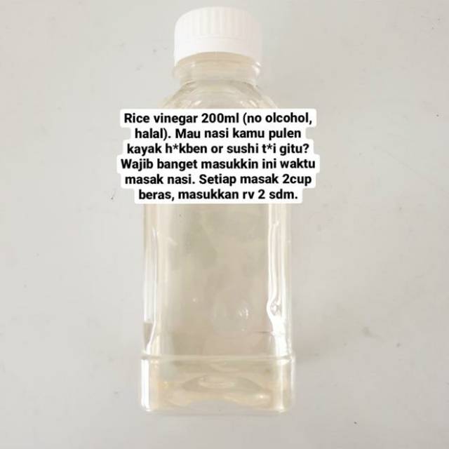Jual RICE VINEGAR MIRIN HALAL 200ML Shopee Indonesia